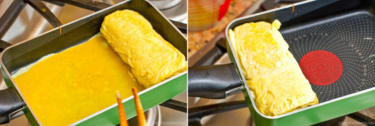 Dashimaki Tamago (Japanese Rolled Omelette / Tamagoyaki) • Just